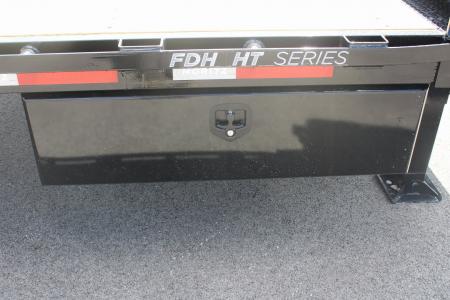 New 2026 Moritz FDGH Hydraulic Tail 40' GOOSENECK Deckover Flatbed Trailer- 25900# GVW