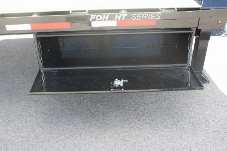 New 2026 Moritz FDGH Hydraulic Tail 40' GOOSENECK Deckover Flatbed Trailer- 25900# GVW