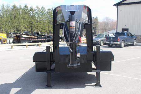 New 2026 Moritz FDGH Hydraulic Tail 40' GOOSENECK Deckover Flatbed Trailer- 25900# GVW
