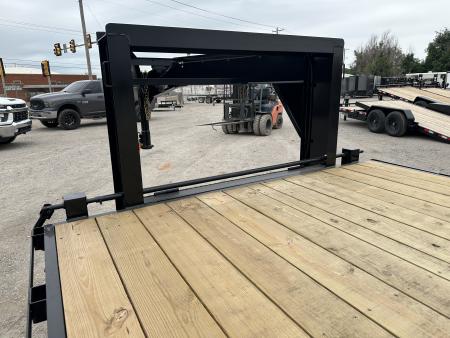 New 2026 Road Boss 20' Tandem Axle Gooseneck Flatbed with 7ks Equipment Trailer