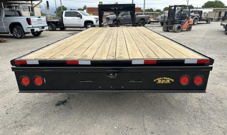 New 2026 Road Boss 20' Tandem Axle Gooseneck Flatbed with 7ks Equipment Trailer