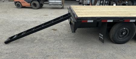 New 2026 Road Boss 20' Tandem Axle Gooseneck Flatbed with 7ks Equipment Trailer