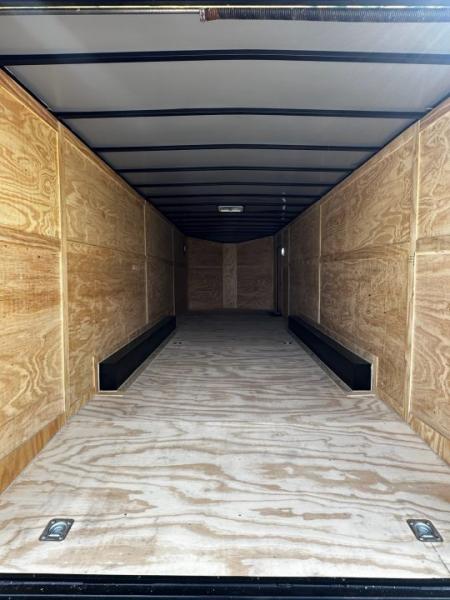 New 2026 Luxe 8.5x28 Car Hauler- 5200LB Triple Torsion Axle--HD RAMP- BOGEY WHEELS-Blackout- Enclosed Car Hauler
