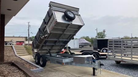 New 2026 Quality Steel and Aluminum 7x14 hybrid Dump Trailer