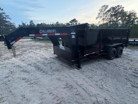 New 2026 Caliber Trailer Mfg 7x16 TA Dump Trailer