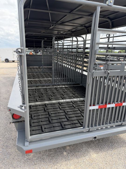 New 2026 Delco Trailers 6.8x24ft Gooseneck Livestock Trailer