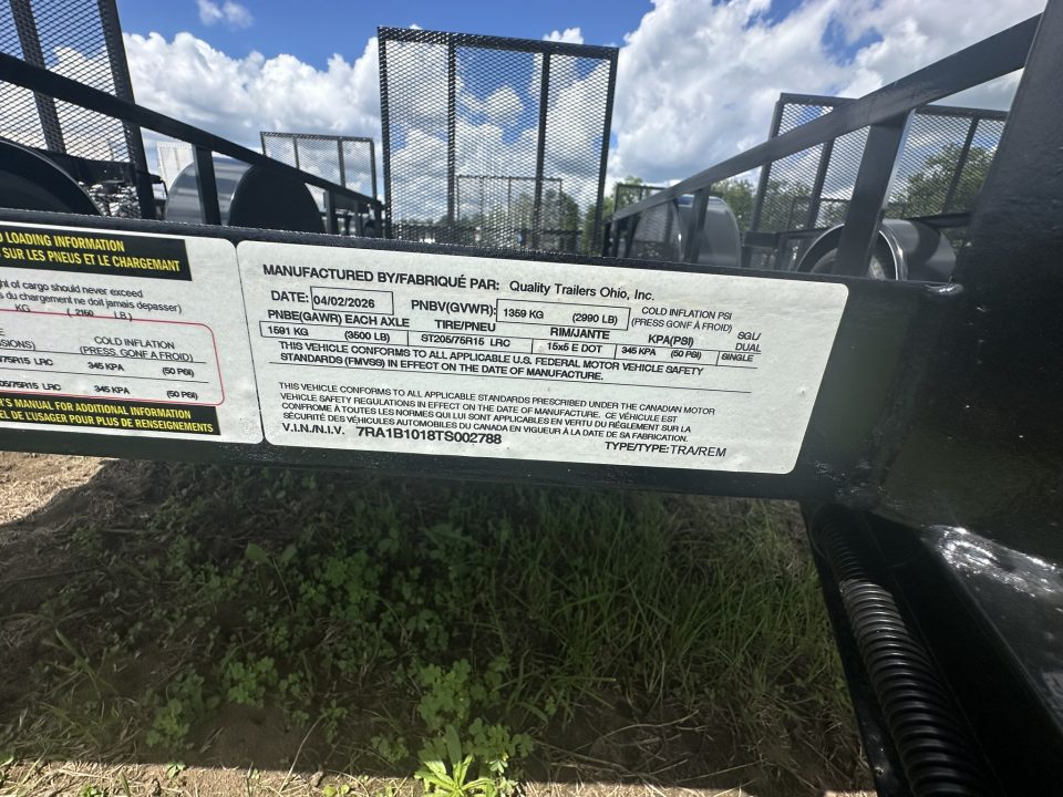 New 2026 Quality Trailers SINGLE-B Landscape Trailer