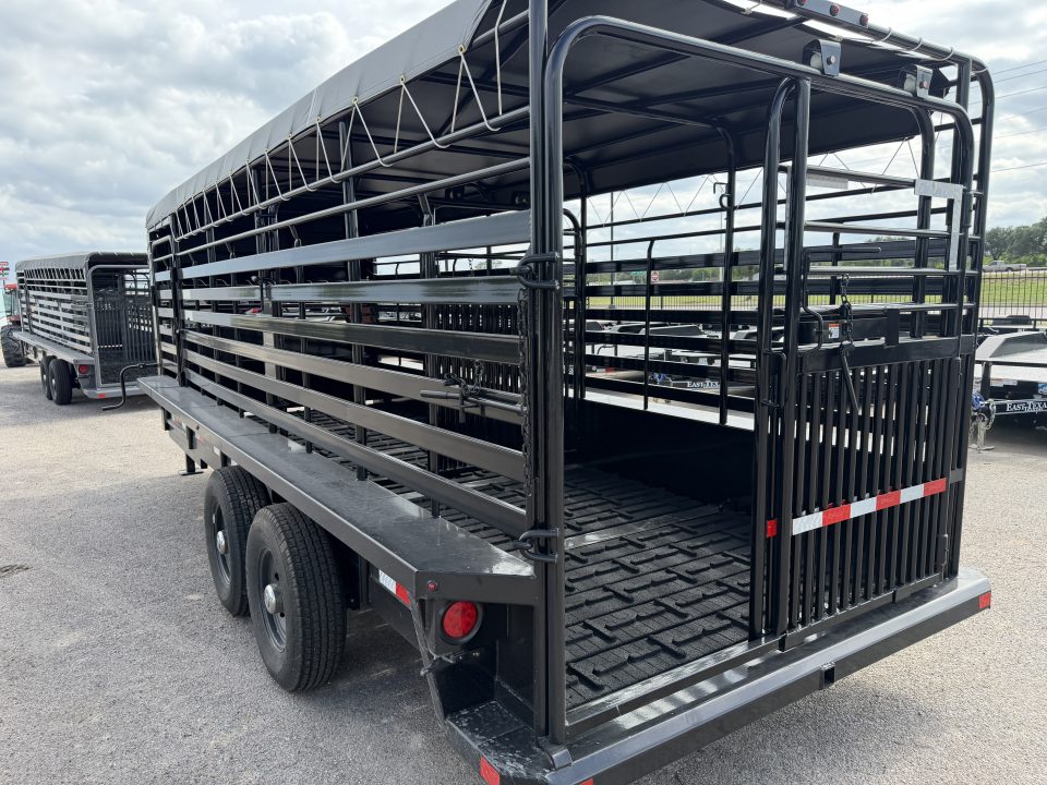 New 2026 Delco Trailers 6.8x20ft Gooseneck Livestock Trailer