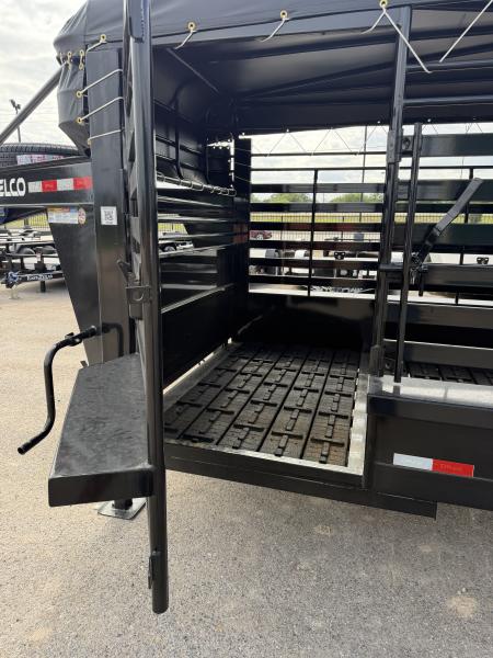 New 2026 Delco Trailers 6.8x20ft Gooseneck Livestock Trailer