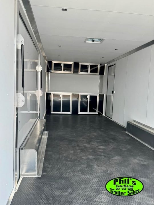 New 2026 E-Z Hauler 8.5X24 Car / Racing Trailer ALUMINUM CAR HAULER WITH FULL ESCAPE DOOR