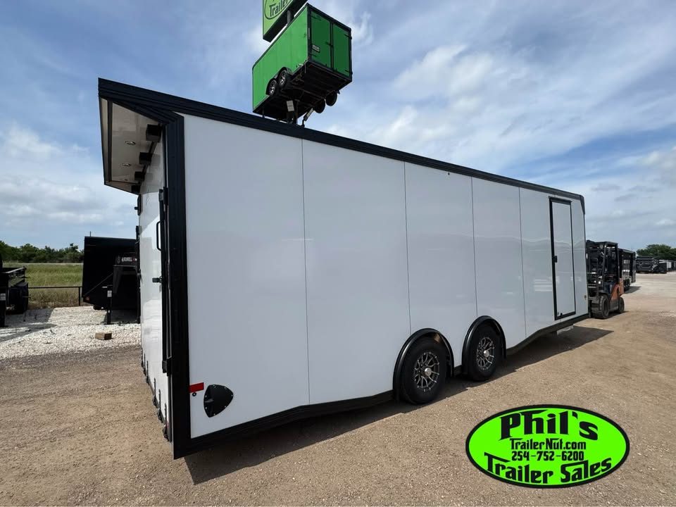 New 2026 E-Z Hauler 8.5X24 Car / Racing Trailer ALUMINUM CAR HAULER WITH FULL ESCAPE DOOR