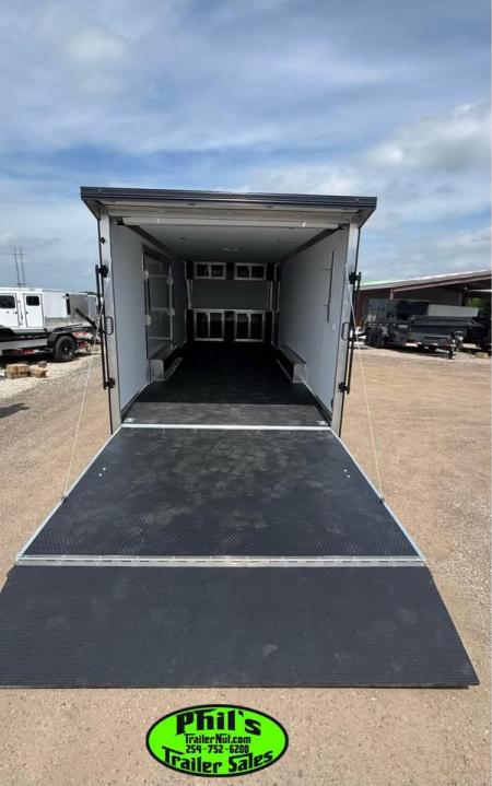 New 2026 E-Z Hauler 8.5X24 Car / Racing Trailer ALUMINUM CAR HAULER WITH FULL ESCAPE DOOR