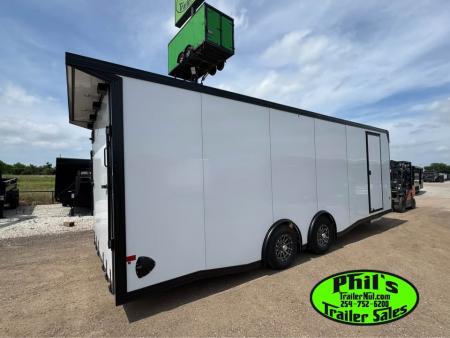 New 2026 E-Z Hauler 8.5X24 Car / Racing Trailer ALUMINUM CAR HAULER WITH FULL ESCAPE DOOR