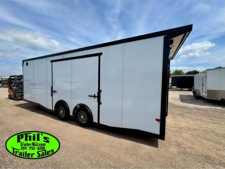 New 2026 E-Z Hauler 8.5X24 Car / Racing Trailer ALUMINUM CAR HAULER WITH FULL ESCAPE DOOR