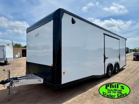 New 2026 E-Z Hauler 8.5X24 Car / Racing Trailer ALUMINUM CAR HAULER WITH FULL ESCAPE DOOR