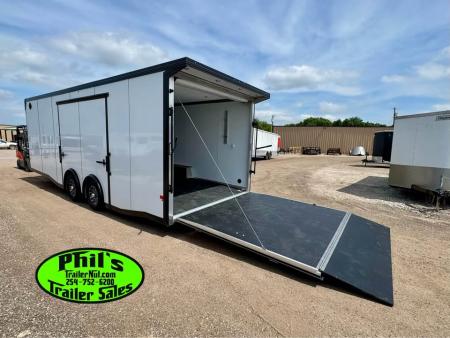 New 2026 E-Z Hauler 8.5X24 Car / Racing Trailer ALUMINUM CAR HAULER WITH FULL ESCAPE DOOR