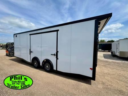 New 2026 E-Z Hauler 8.5X24 Car / Racing Trailer ALUMINUM CAR HAULER WITH FULL ESCAPE DOOR