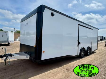 New 2026 E-Z Hauler 8.5X24 Car / Racing Trailer ALUMINUM CAR HAULER WITH FULL ESCAPE DOOR