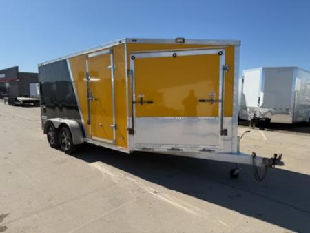Used 2014 Stealth Trailers STL719TA2 Snowmobile Trailer