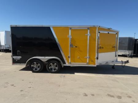 Used 2014 Stealth Trailers STL719TA2 Enclosed Snowmobile Trailer