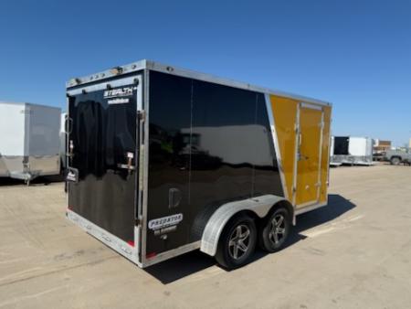 Used 2014 Stealth Trailers STL719TA2 Enclosed Snowmobile Trailer