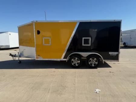 Used 2014 Stealth Trailers STL719TA2 Enclosed Snowmobile Trailer