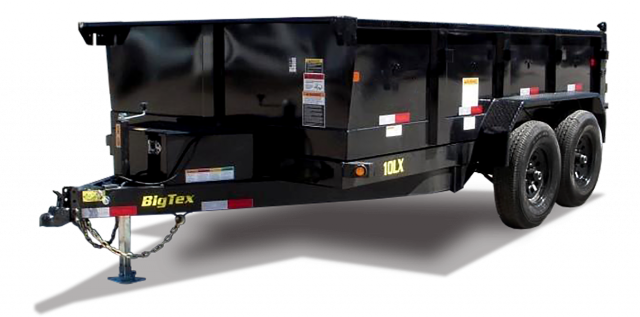 New 2026 BIG TEX TRAILERS 10LX-12 Channel Tandem Axle Dump Trailer