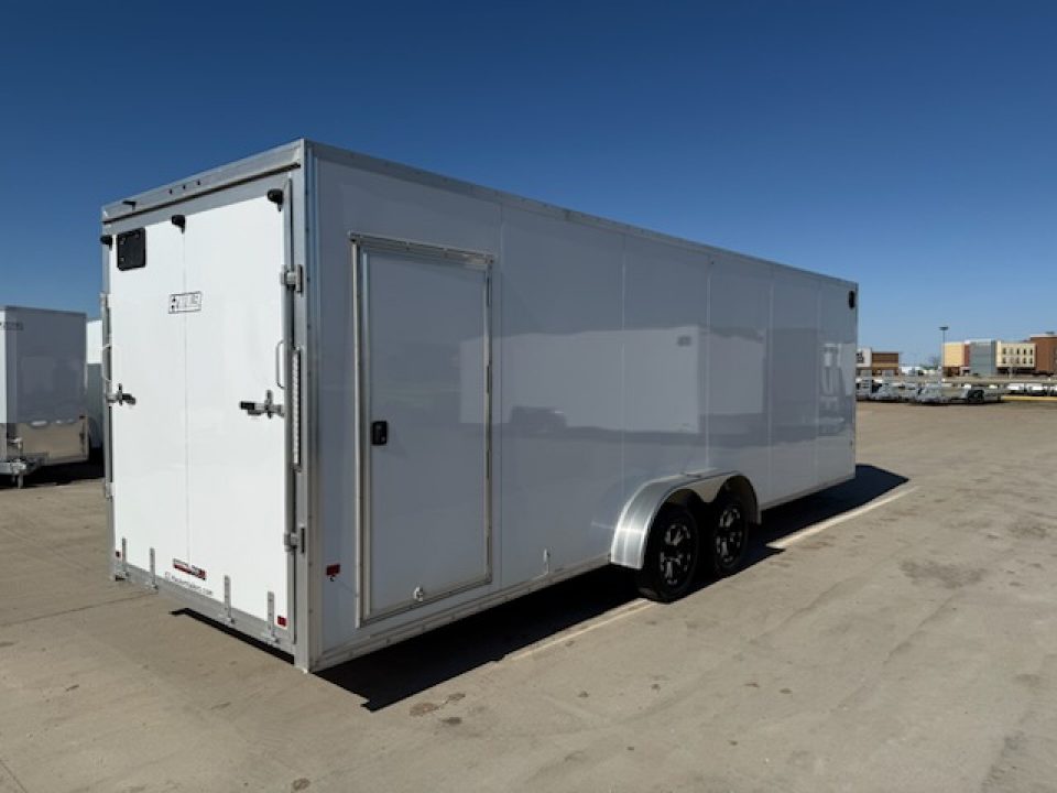 Used 2020 E-Z Hauler EZES7X24+5-IF Snowmobile Trailer/Cargo/Enclosed