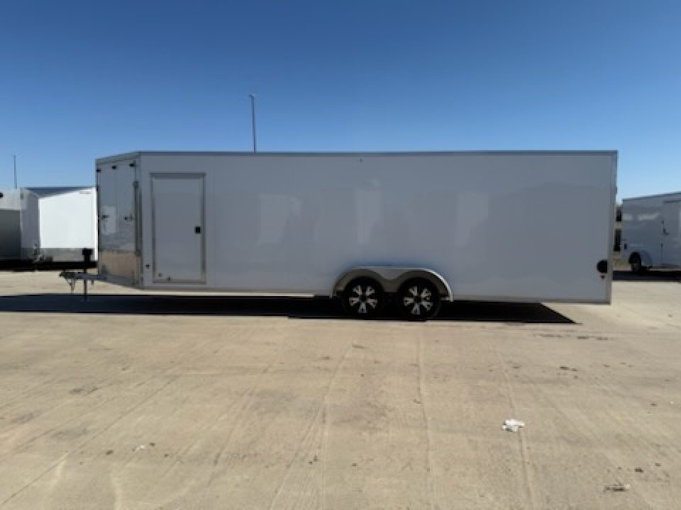 Used 2020 E-Z Hauler EZES7X24+5-IF Snowmobile Trailer/Cargo/Enclosed