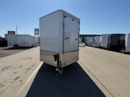 Used 2020 E-Z Hauler EZES7X24+5-IF Snowmobile Trailer/Cargo/Enclosed
