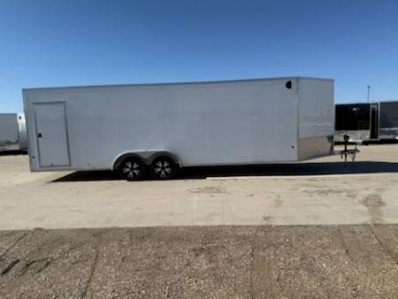 Used 2020 E-Z Hauler EZES7X24+5-IF Snowmobile Trailer/Cargo/Enclosed