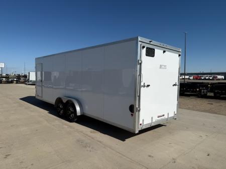 Used 2020 E-Z Hauler EZES7X24+5-IF Snowmobile Trailer/Cargo/Enclosed