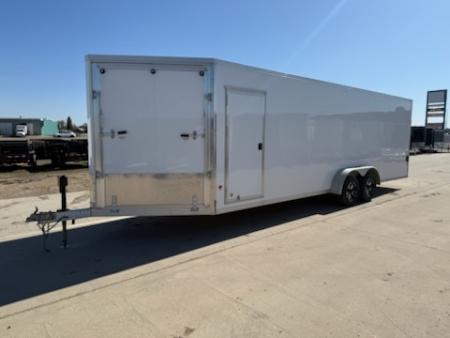 Used 2020 E-Z Hauler EZES7X24+5-IF Snowmobile Trailer/Cargo/Enclosed