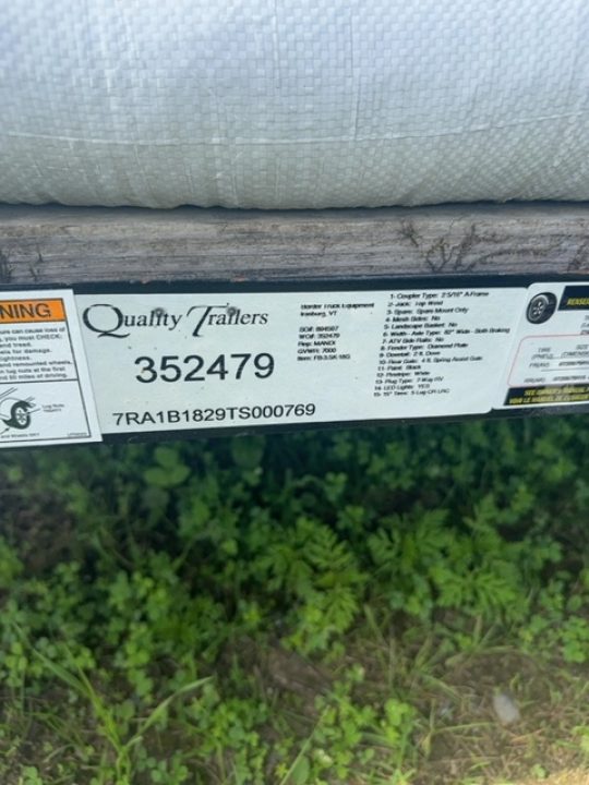 New 2025 Quality Trailers FB-3.5K-18G Landscape Trailer