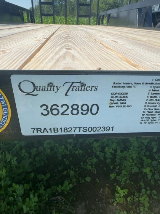 New 2025 Quality Trailers GEN-B Landscape Trailer