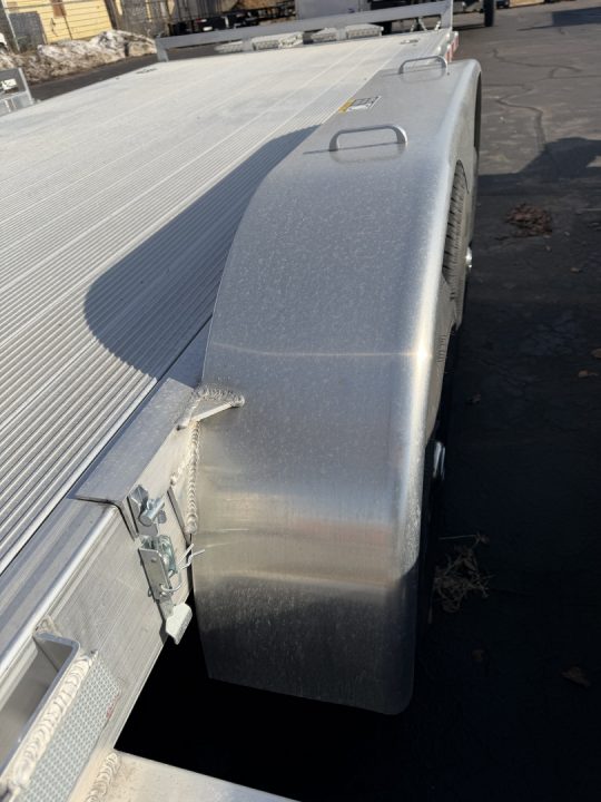 New 2026 H&H Trailers 82x20 Aluminum Electric Tilt Speed Loader Car Hauler 10K