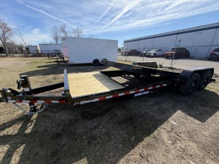 New 2026 Sure-Trac 7 X 22 (18 + 4) Tilt Bed Equipment 14K