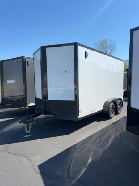 New 2026 Pace American 7 x 14 Outback DLX Flat Top V-Nose 7K