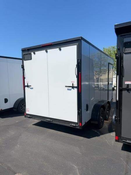 New 2026 Pace American 7 x 14 Outback DLX Flat Top V-Nose 7K