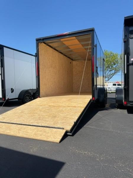 New 2026 Pace American 7 x 14 Outback DLX Flat Top V-Nose 7K