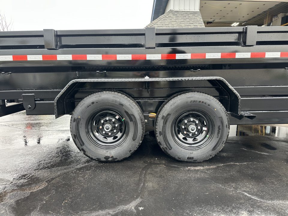New 2026 Sure-Trac 7 X 16 HD Low Profile Telescopic Dump 14K