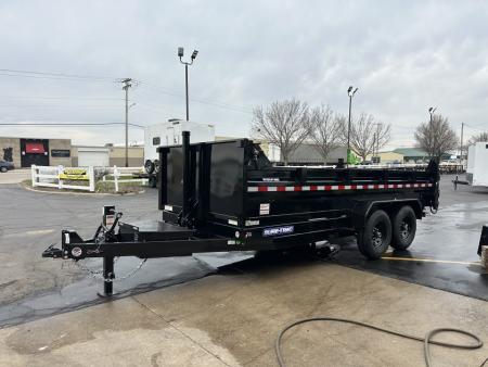 New 2026 Sure-Trac 7 X 16 HD Low Profile Telescopic Dump 14K