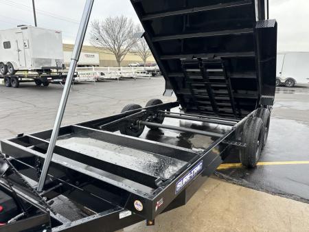 New 2026 Sure-Trac 7 X 16 HD Low Profile Telescopic Dump 14K