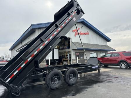 New 2026 Sure-Trac 7 X 16 HD Low Profile Telescopic Dump 14K