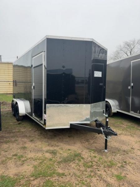 New 2026 Pace American 7 x 16 Outback DLK Flat Top V-Nose 7K