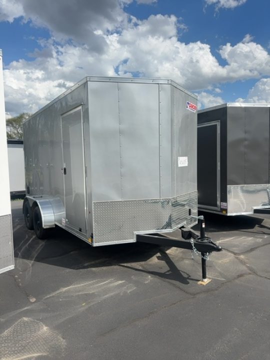 New 2026 Pace American 7 x 14 Outback DLK Flat Top V-Nose 7K