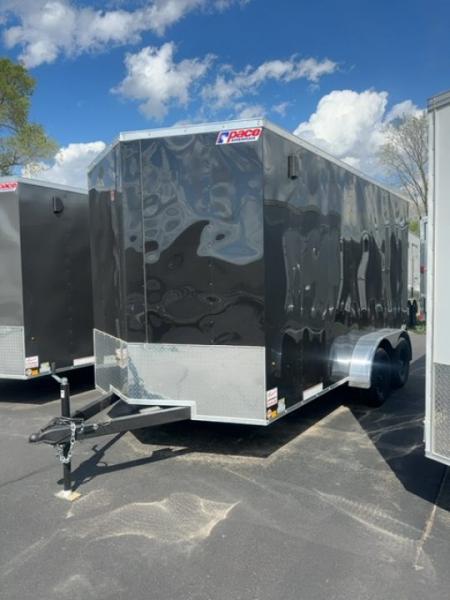 New 2026 Pace American 7 x 14 Outback DLK Flat Top V-Nose 7K