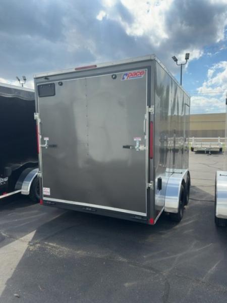 New 2026 Pace American 7 x 14 Outback DLK Flat Top V-Nose 7K