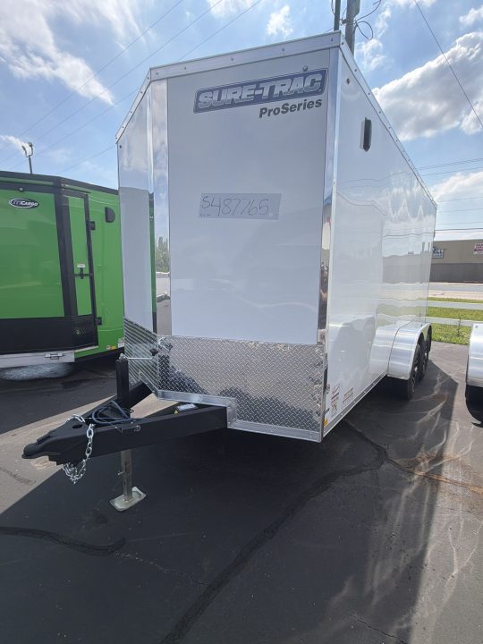 New 2026 Sure-Trac 7 X 16 Pro Series Enclosed Wedge Cargo Trailer, TA 10K