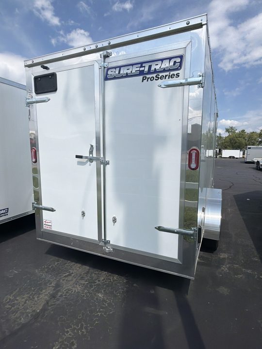 New 2026 Sure-Trac 7 X 16 Pro Series Enclosed Wedge Cargo Trailer, TA 10K